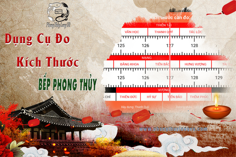 Dụng Cụ Đo Kích Thước Bếp Phong Thủy