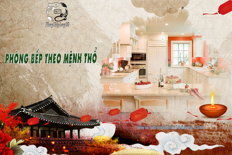 Phòng bếp theo mệnh Thổ