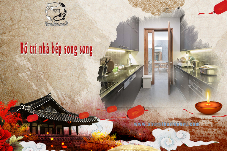 Bố trí nhà bếp song song