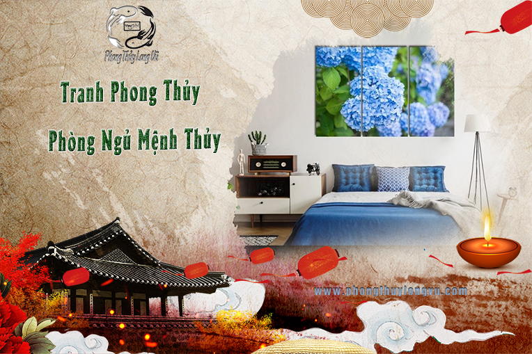 Tranh Phong Thủy Phòng Ngủ Mệnh Thủy