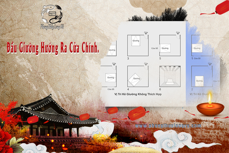 Đầu Giường Hướng Ra Cửa Chính